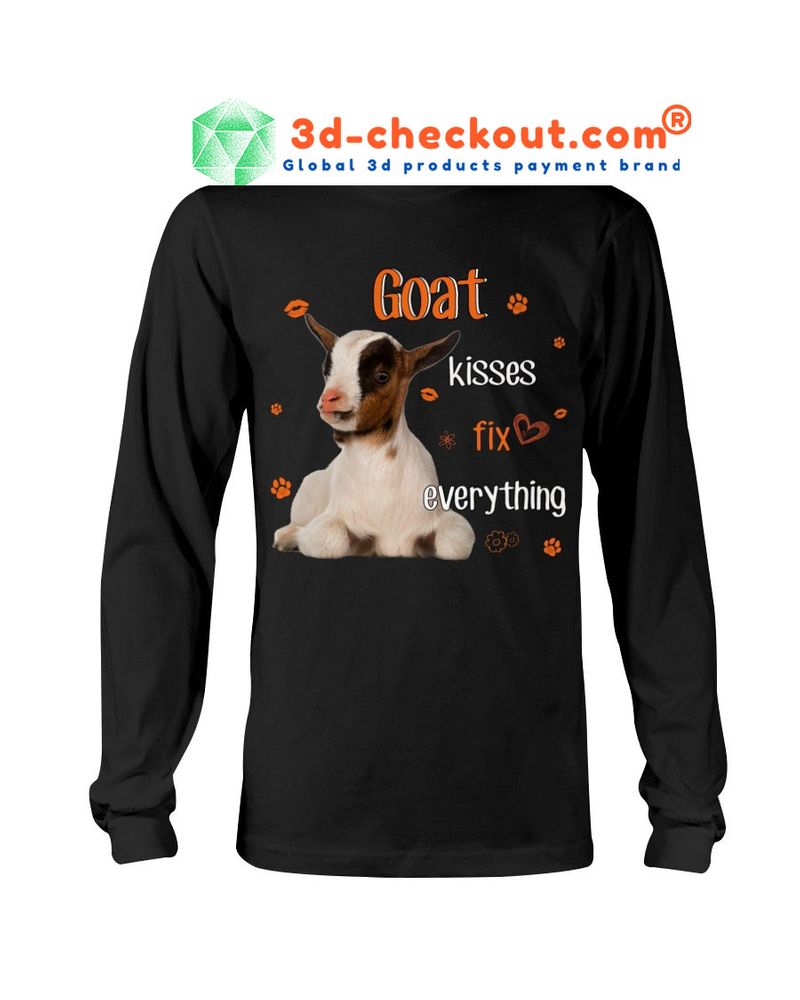 Goat kisses fix everything T shirt