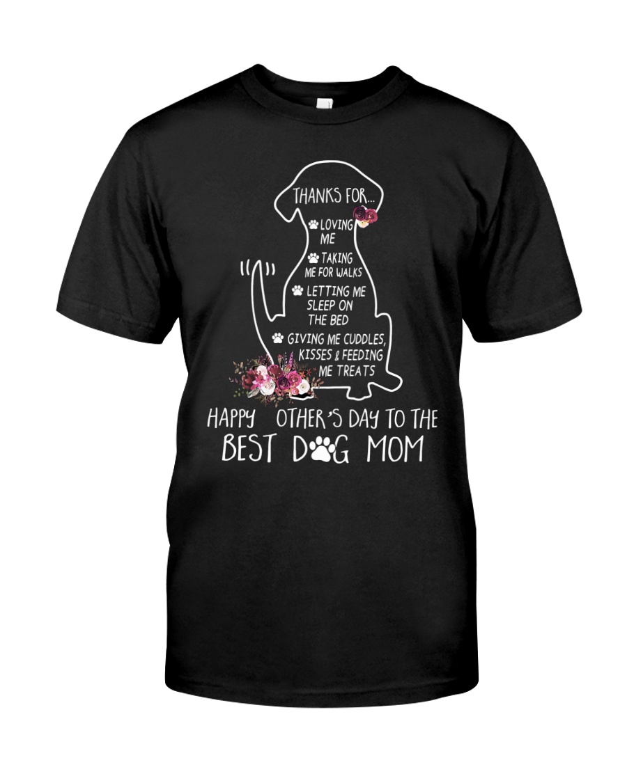 Happy mothers day to the best dog mom shirt