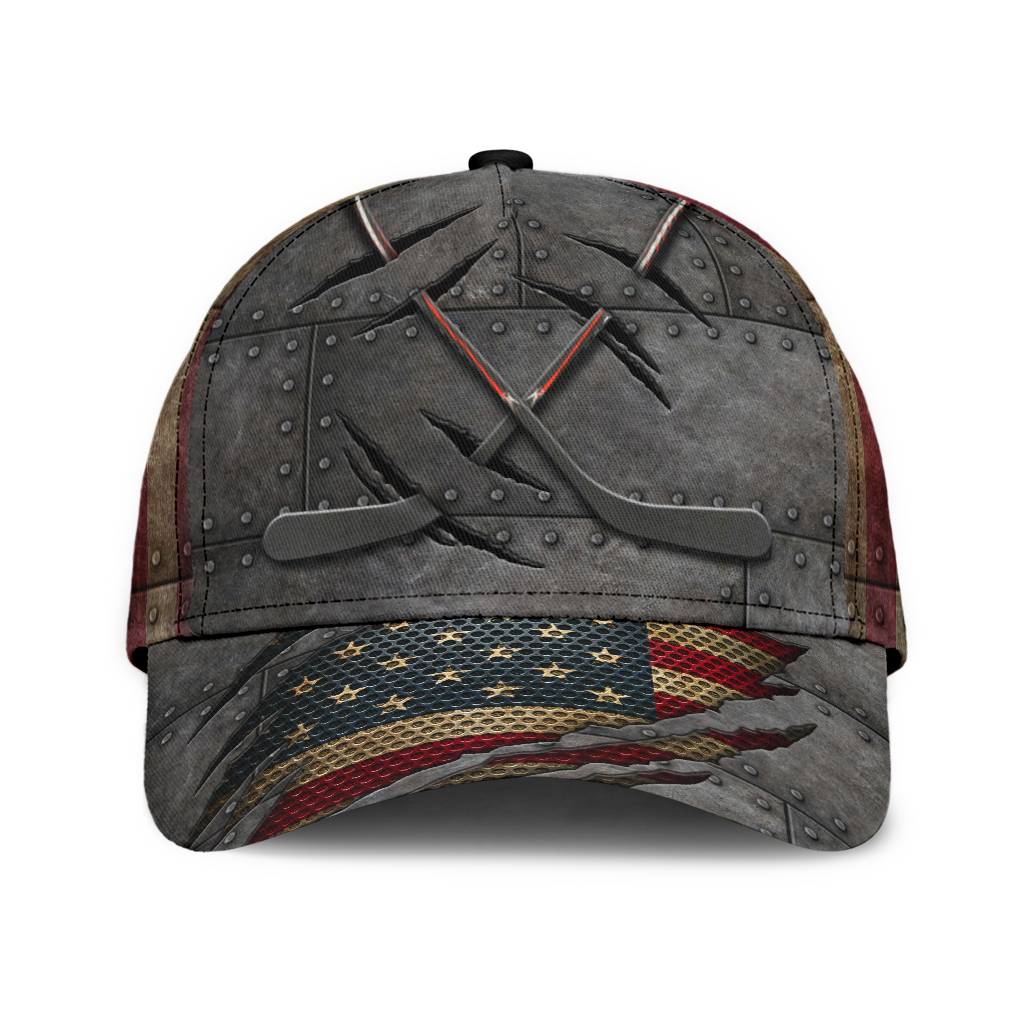 Hockey American flag classic cap