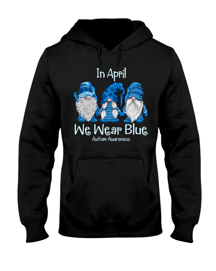 In April We Wear Blue Autism Awareness ShIRT