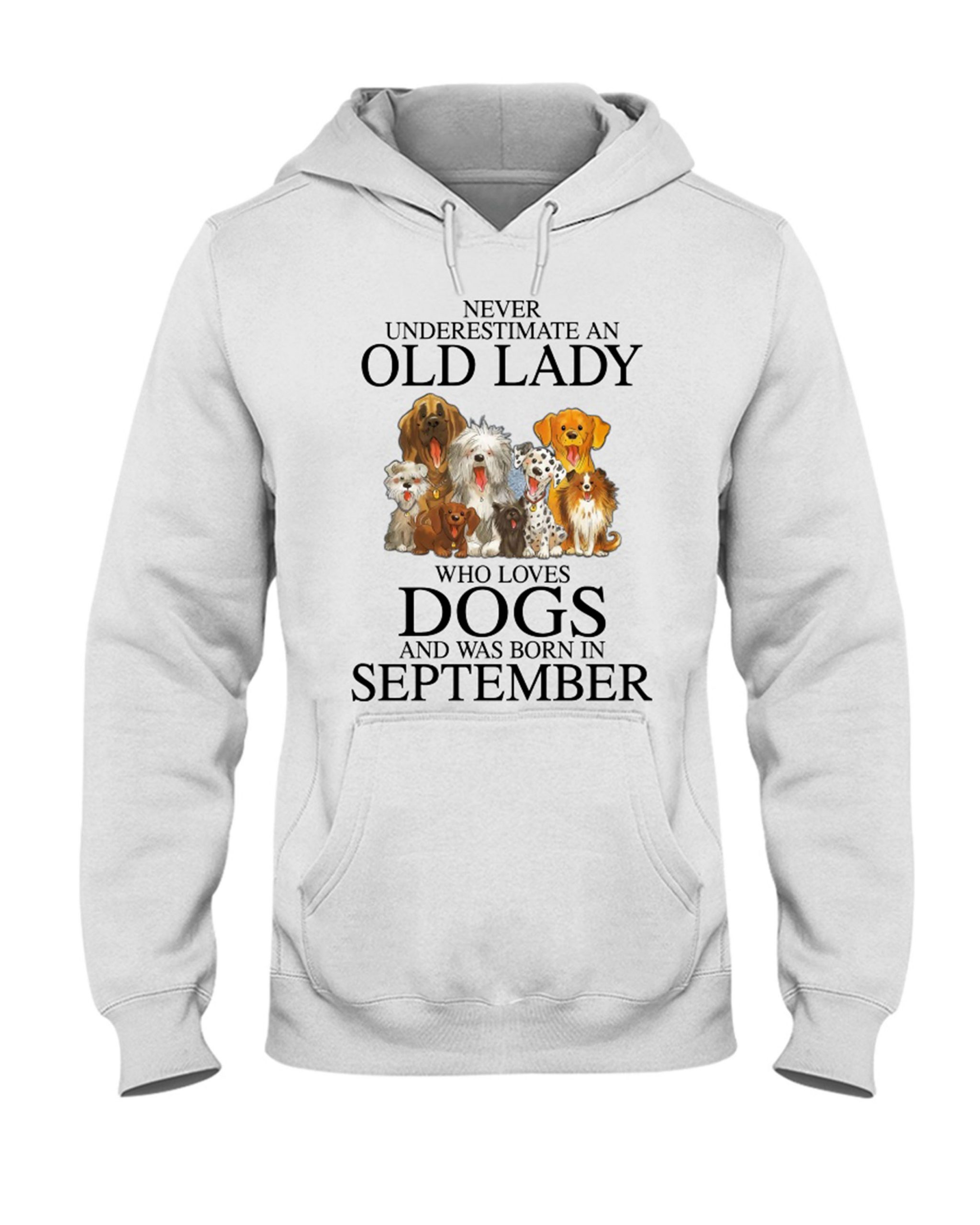 Never Underestimate An Old Lady Who Loves Dogs Shirt