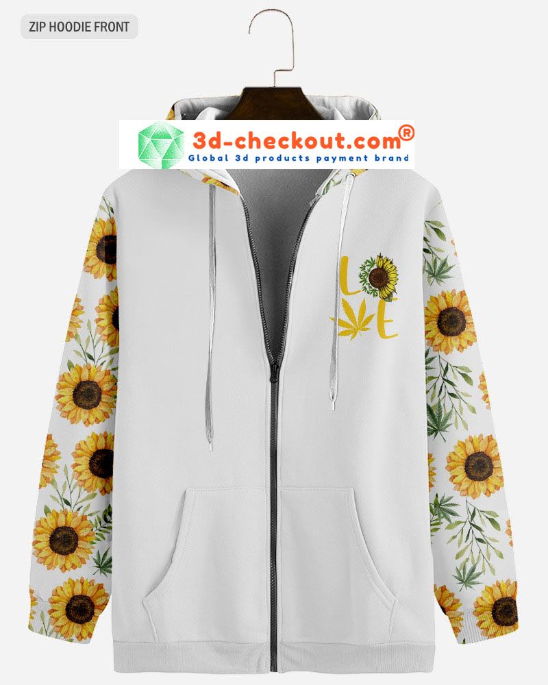 Sunflower dopest mom love 3d T shirt and hoodie 4
