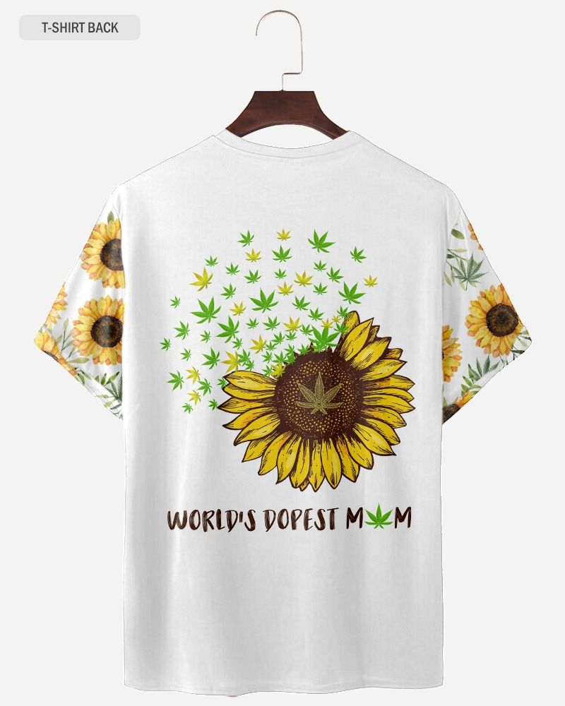 Sunflower dopest mom love 3d T shirt and hoodie