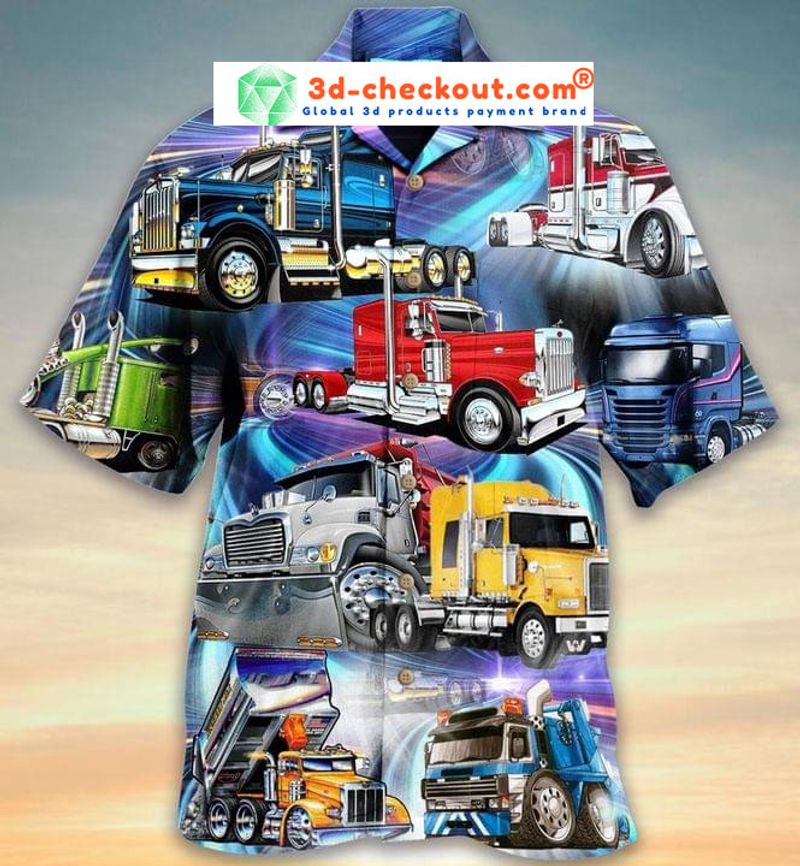 Trucks are like kisses you cant just have one unisex hawaiian shirt