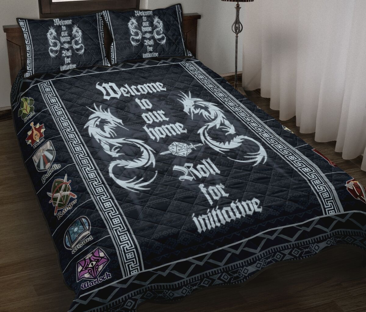 Welcome to out home quilt bedding set 4