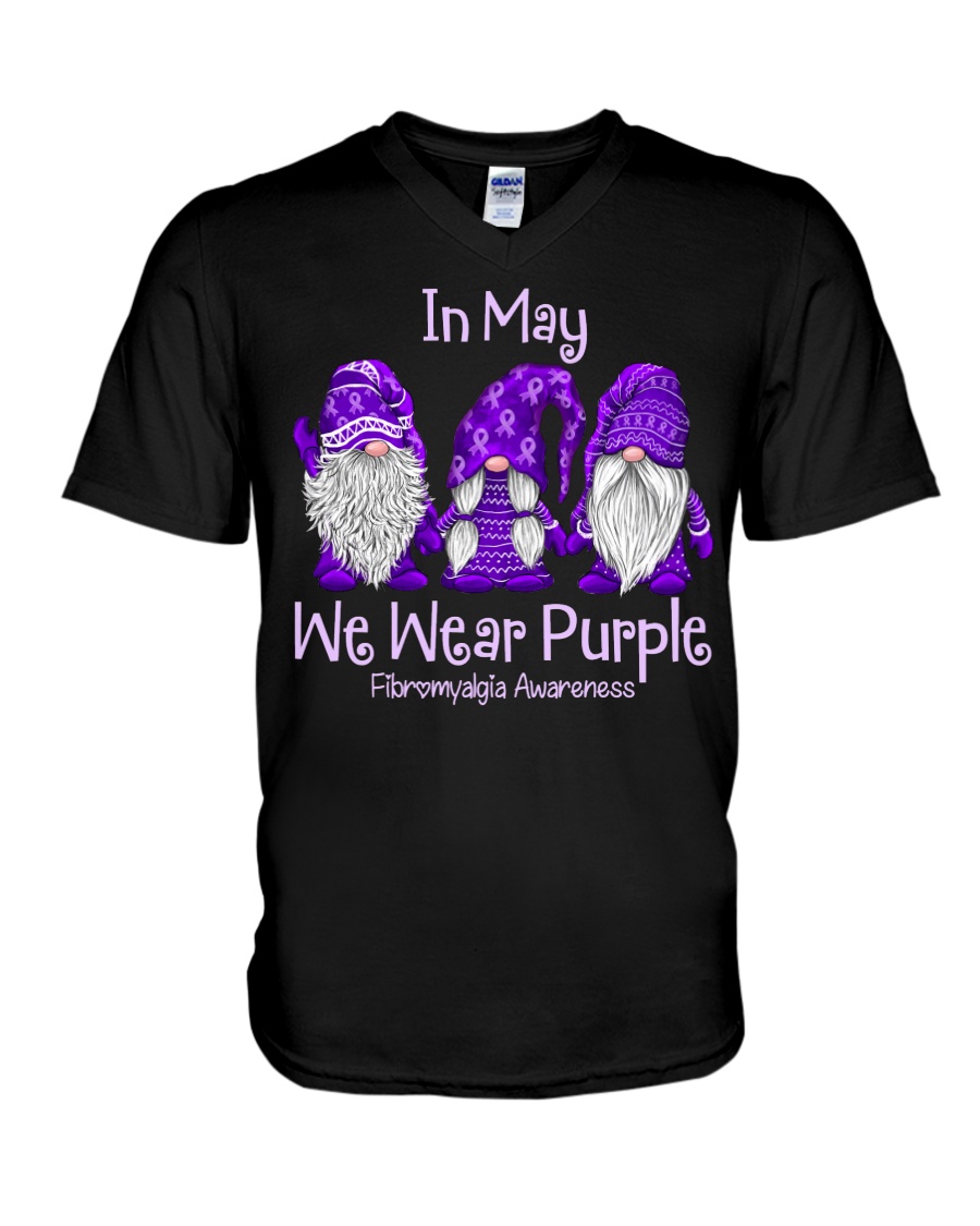 in May We Wear Purple Fibromyalgia Awareness Shirt6