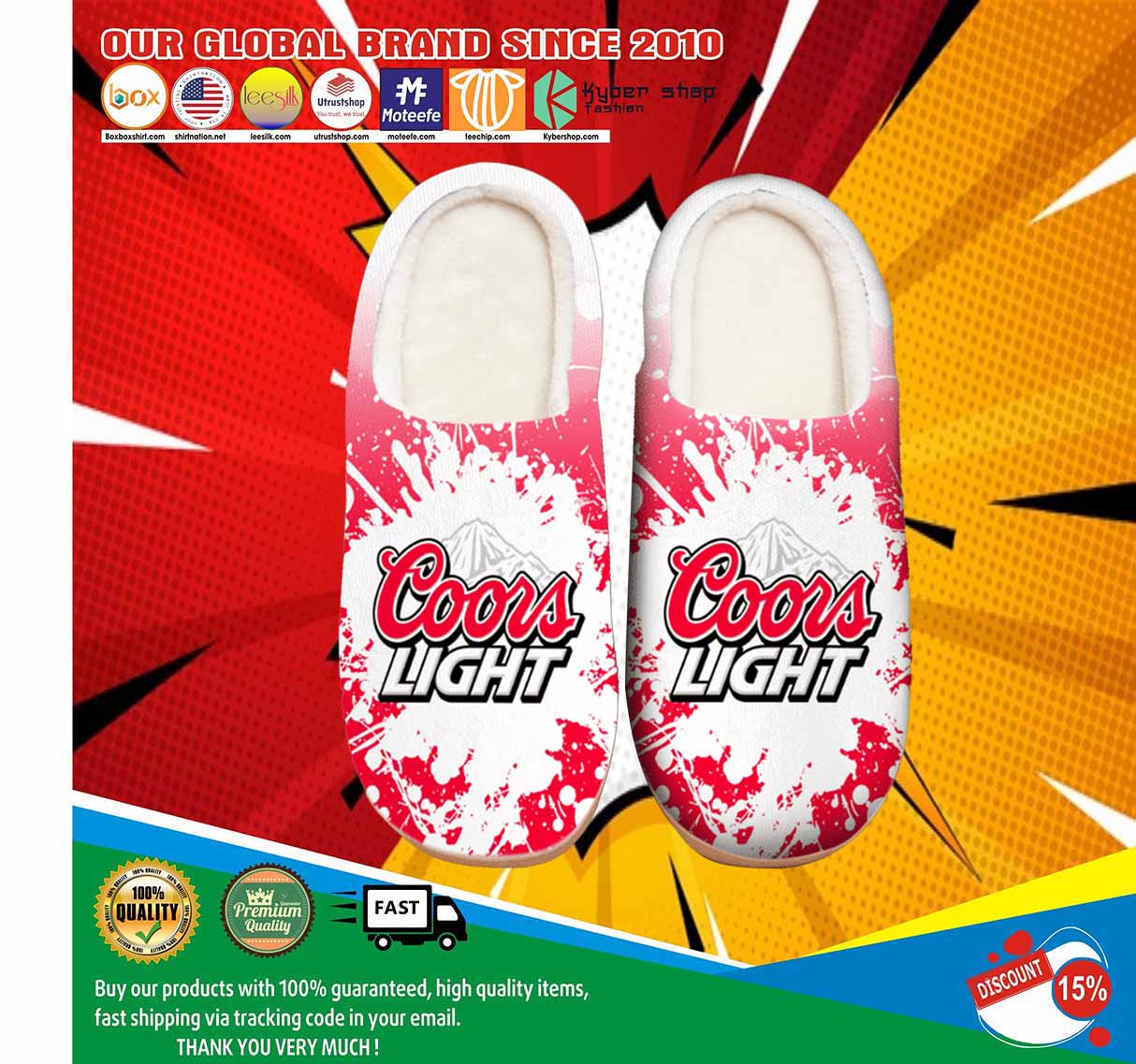 Amazon Coors Light Beer Shoes Slippers 4