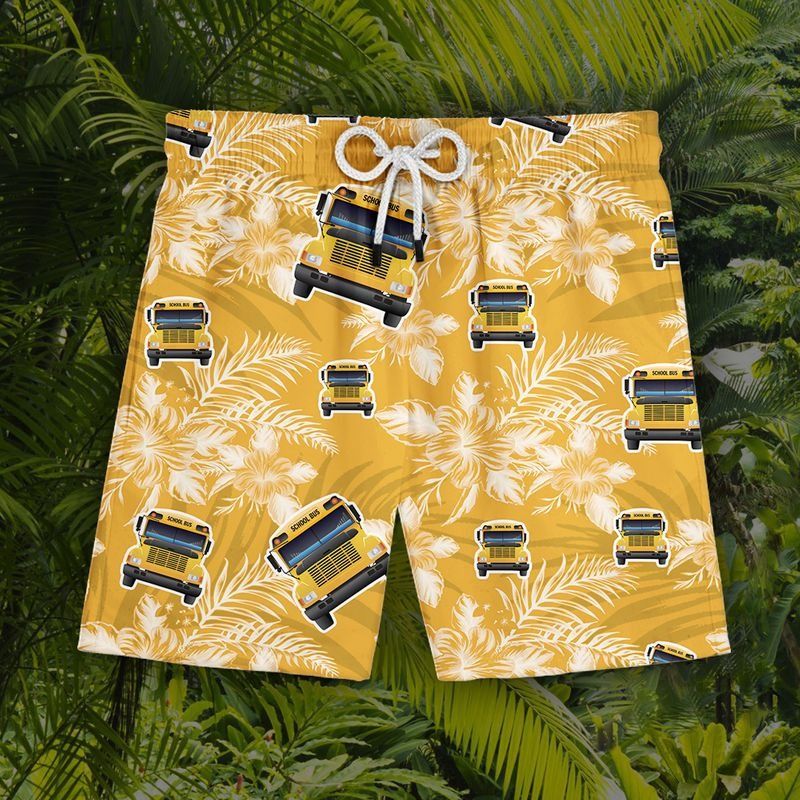 Bus driver tropical hawaiian shirt4