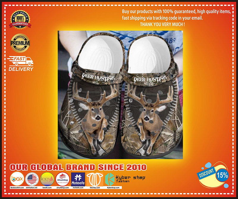 Deer hunting crocs shoes crocband 1