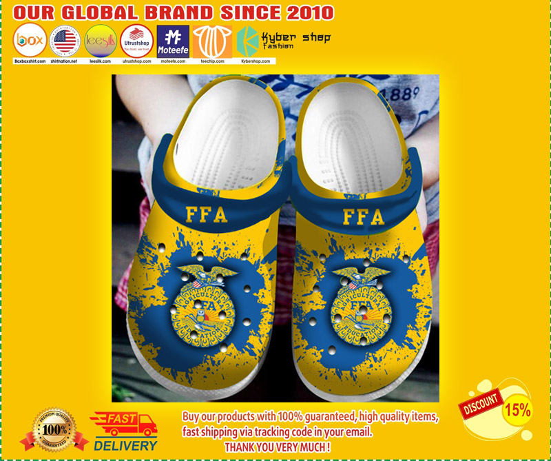 Eagle FFA Agricultura croc shoes 3