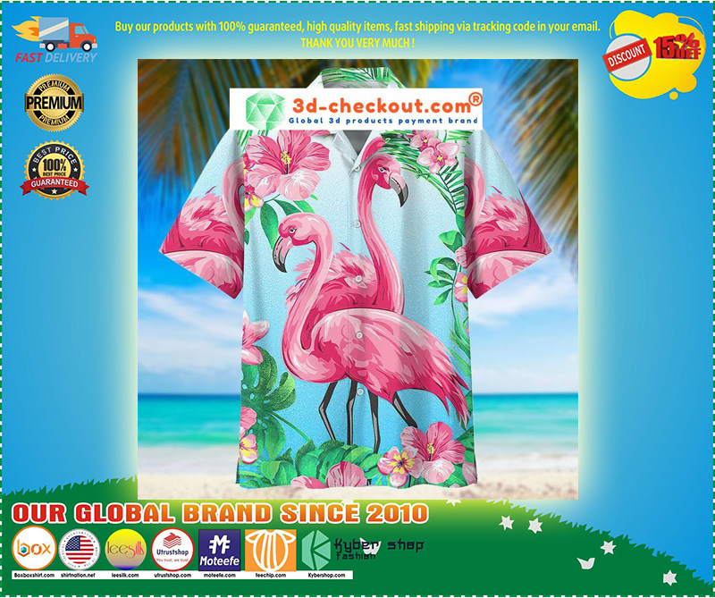Flamingo hawaiian shirt3