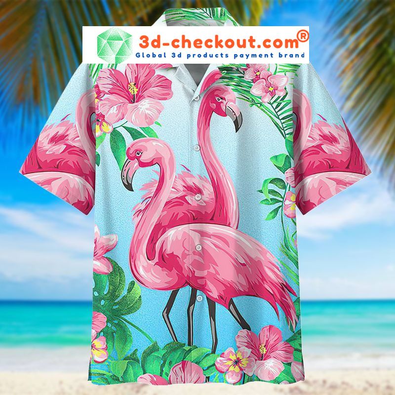 Flamingo hawaiian shirt4