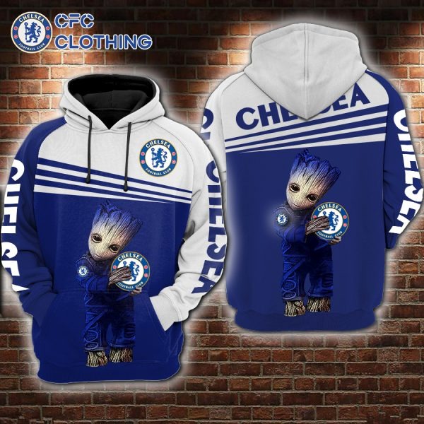 Groot Hug Chelsea 3d over print hoodie