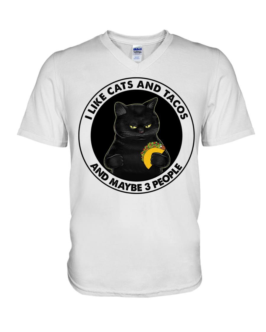 I Like Cats And Tacos And Maybe 3 People Shirt89