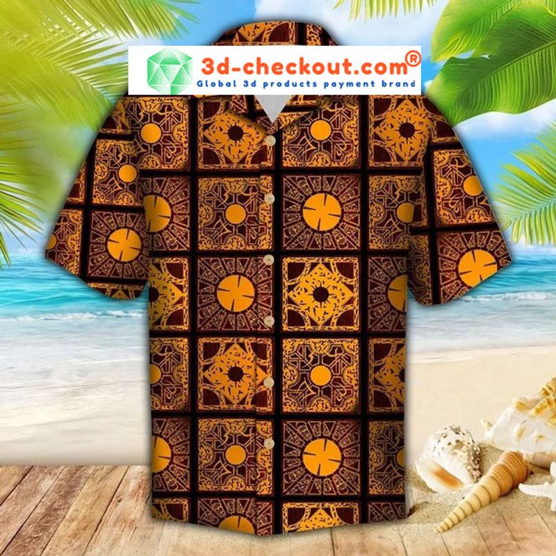Lemar pattern hawaiian shirt