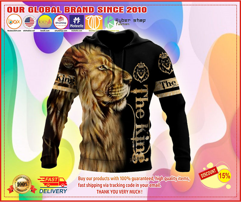 Lion the king 3D over print hoodie
