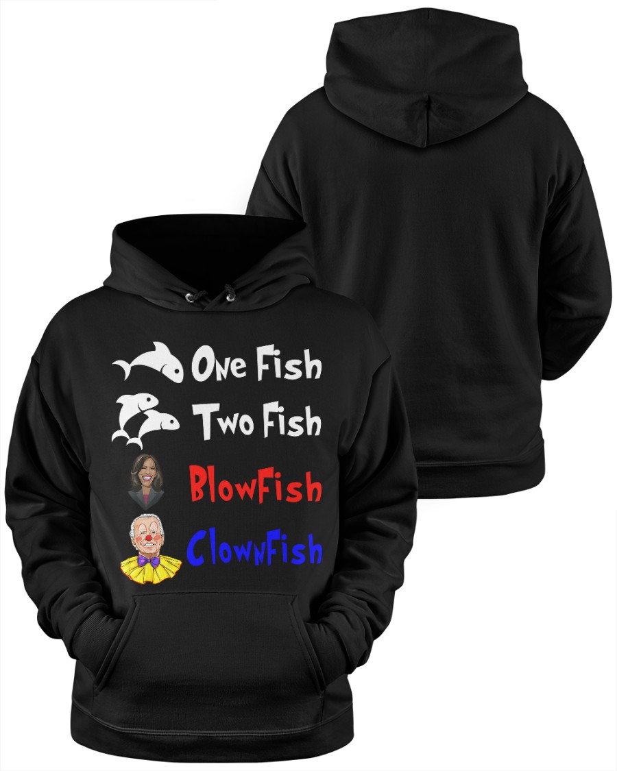 Nancy Pelosi Clown Biden One Fish Two Fish BlowFish ClownFish Shirt9 1