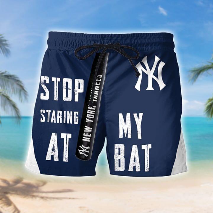 New york Rangers stop staring at my bat beach short
