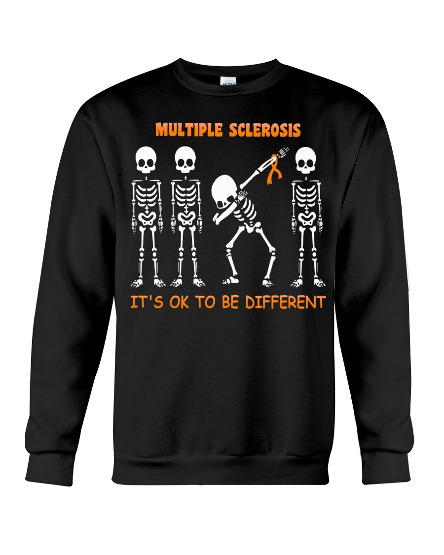 Skeleton Multiple Sclerosis Its Ok To Be Different Shirt7