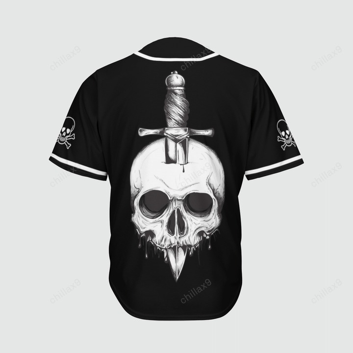 Skull ODGAF baseball jersey 4