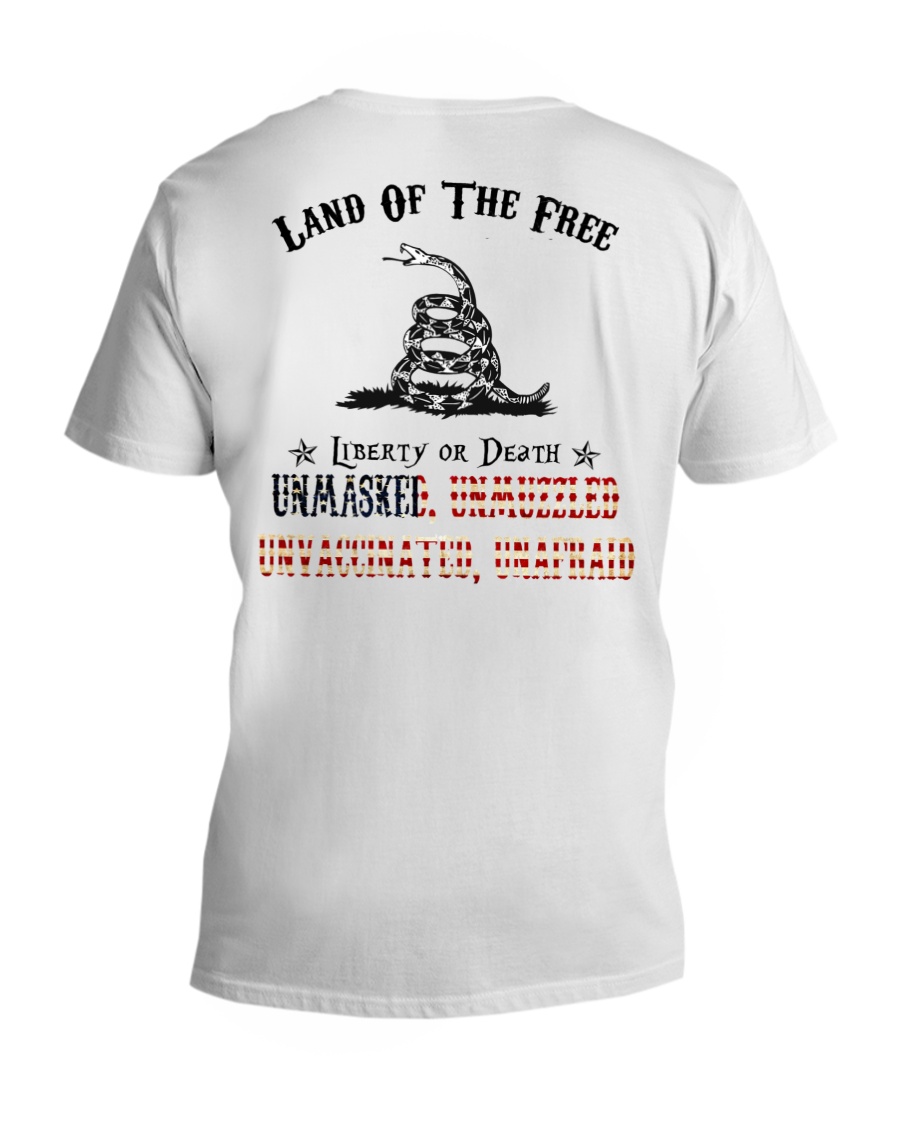 Snake Land Of THe Free Liberty Of Death Unmasked Shirt6