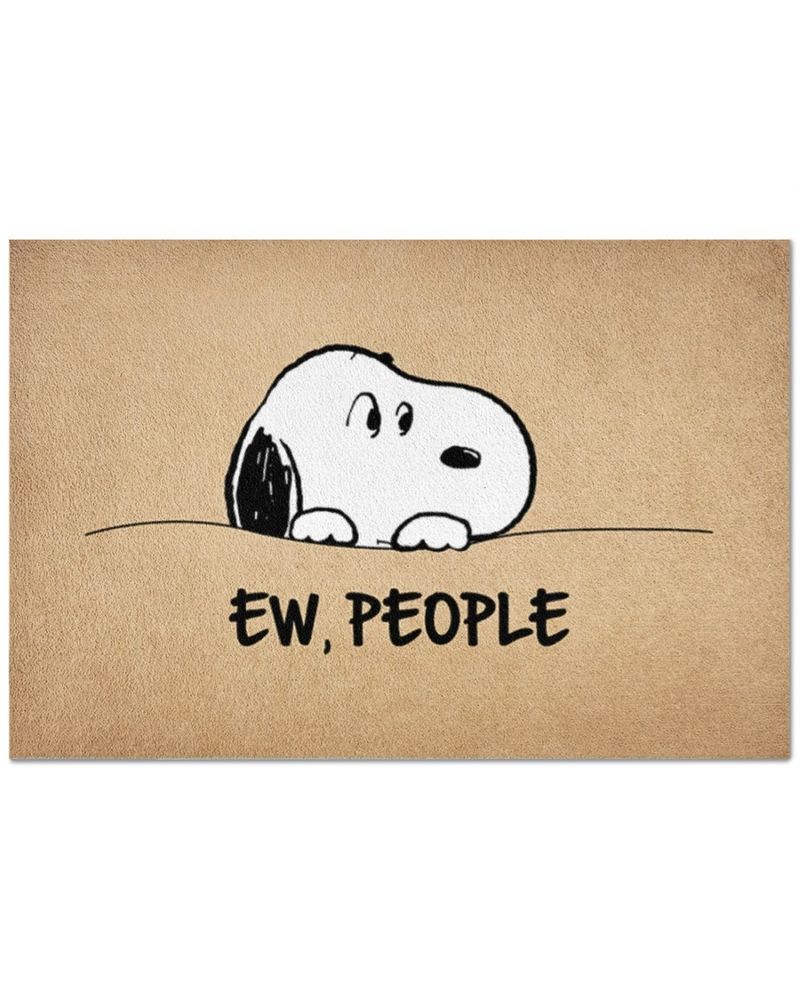 Snoopy doo Ew people doormat