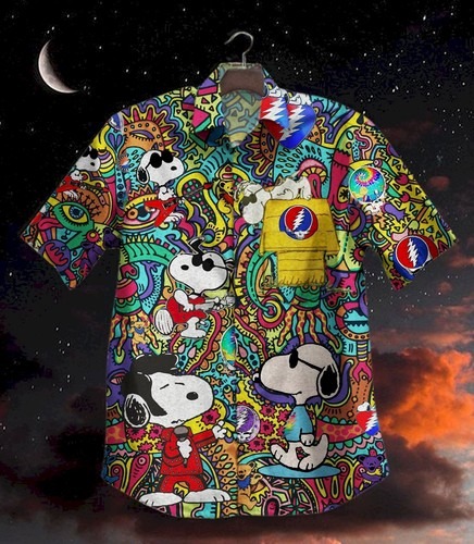 Snoopy doo Grateful Dead Hawaiian Shirt