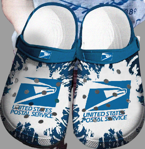 United Stated Postal Service crocs clog crocband shoes.jpg3