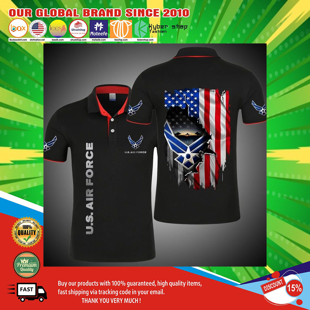 United States Air Force 3d Polo shirt2