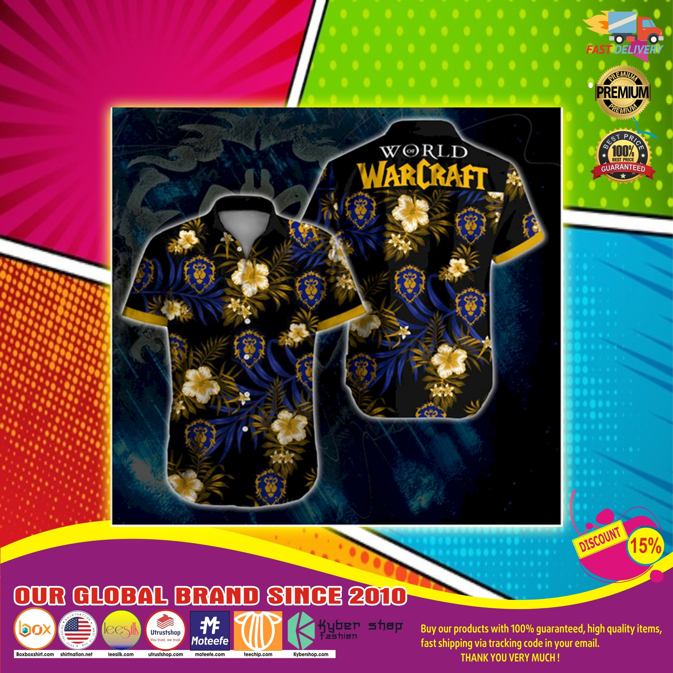 World Of Warcraft Alliance Hawaii Shirt4
