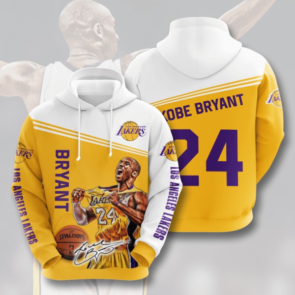 Bryant Los Angeles Lakers 3D Hoodie