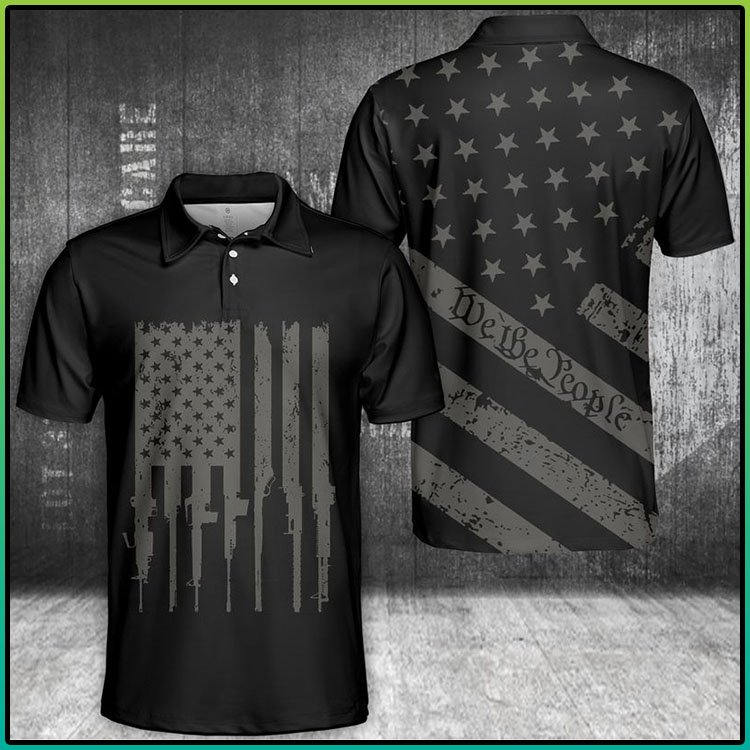 We The People U.S Flag Polo Shirt4