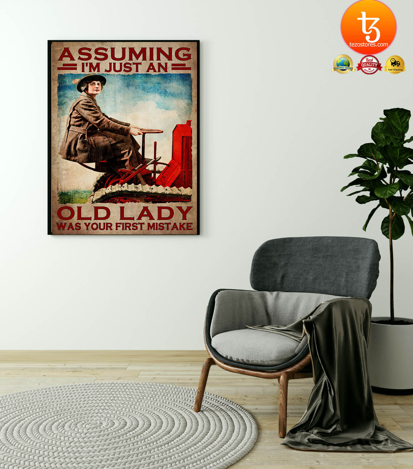Assuming Im just an old lady was your first mistake poster1