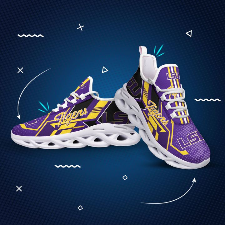 Lsu tigers max soul clunky shoes 2