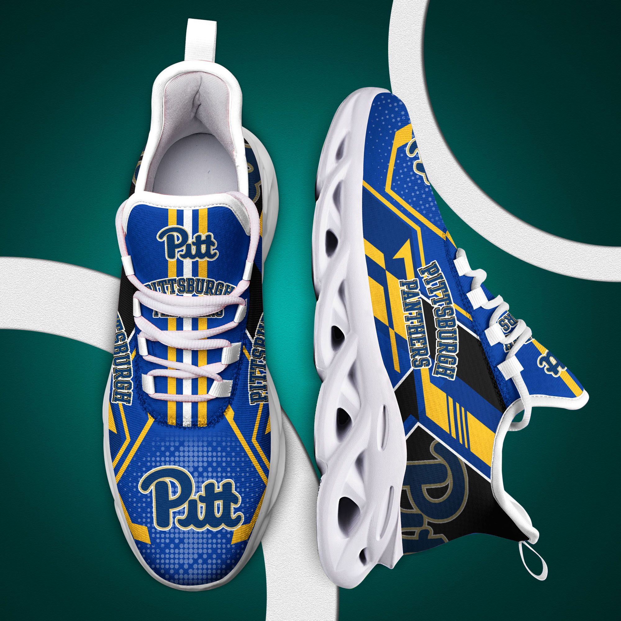 Pittsburgh panthers max soul clunky shoes 4