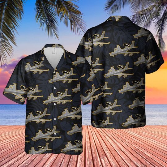 Boeing 3 3d sentry aew1 hawaiian shirt 1 1
