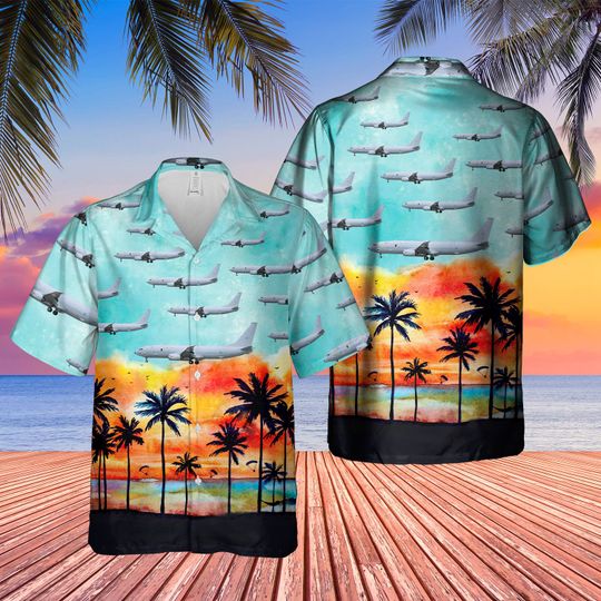 Boeing p 8a poseidon mra1 hawaiian shirt 1
