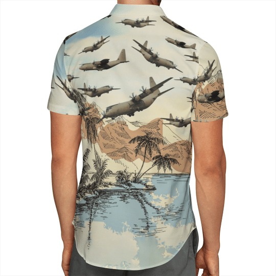 C130 hercules hawaiian shirt 2