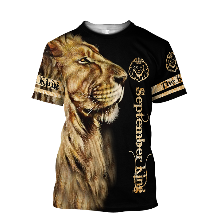 Lion September King 3D T Shirt And Hoodie2