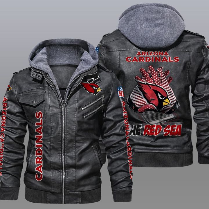 NFL Arizona Cardinals leather jacket 1