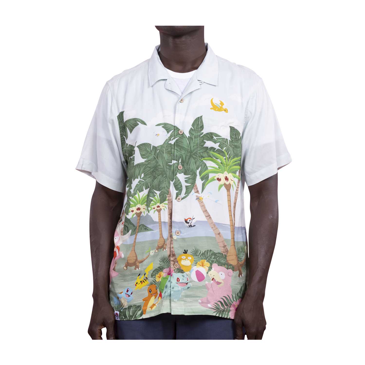 Pokemon tropical party hawaiian shirt