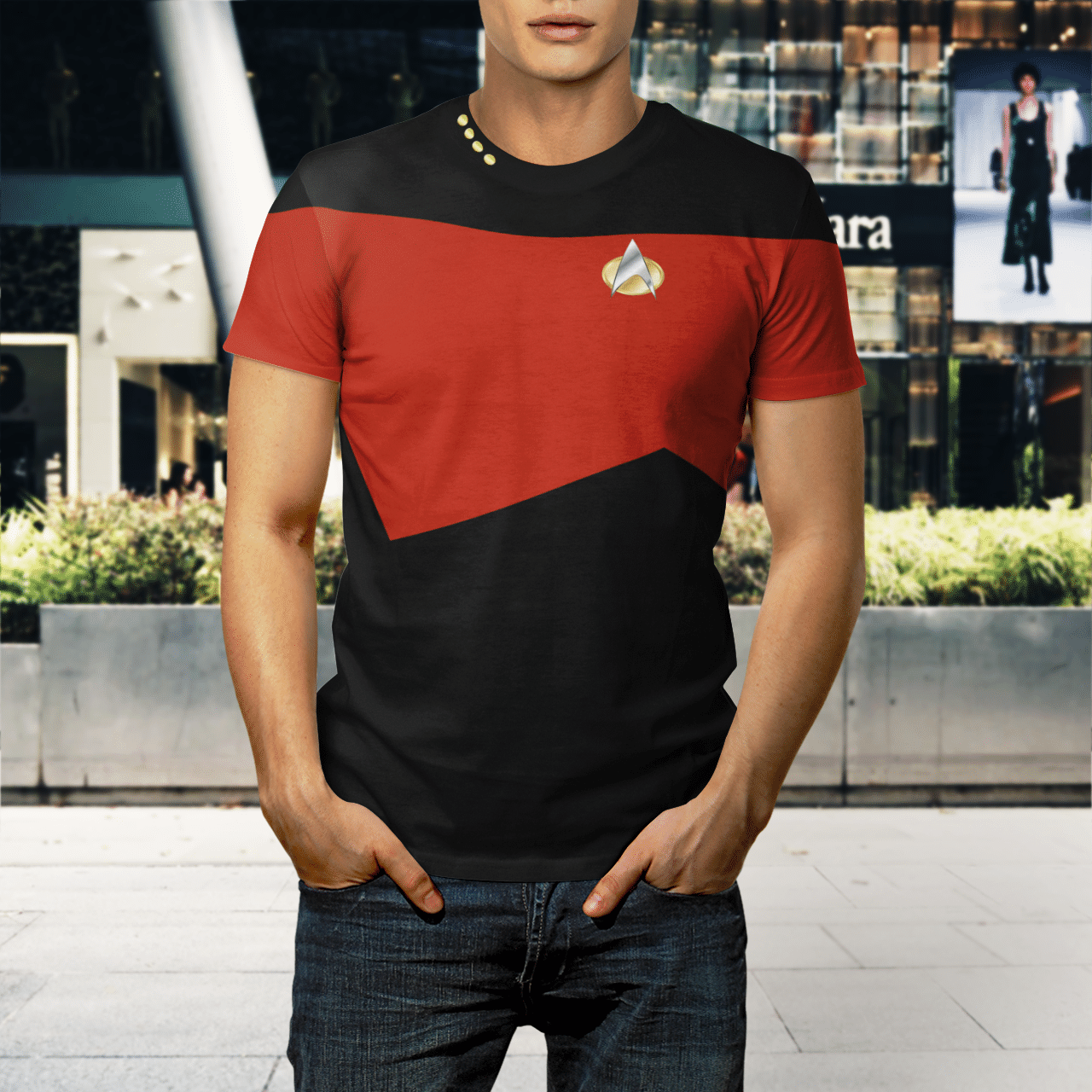 Star Trek captain 3d shirt 1.1