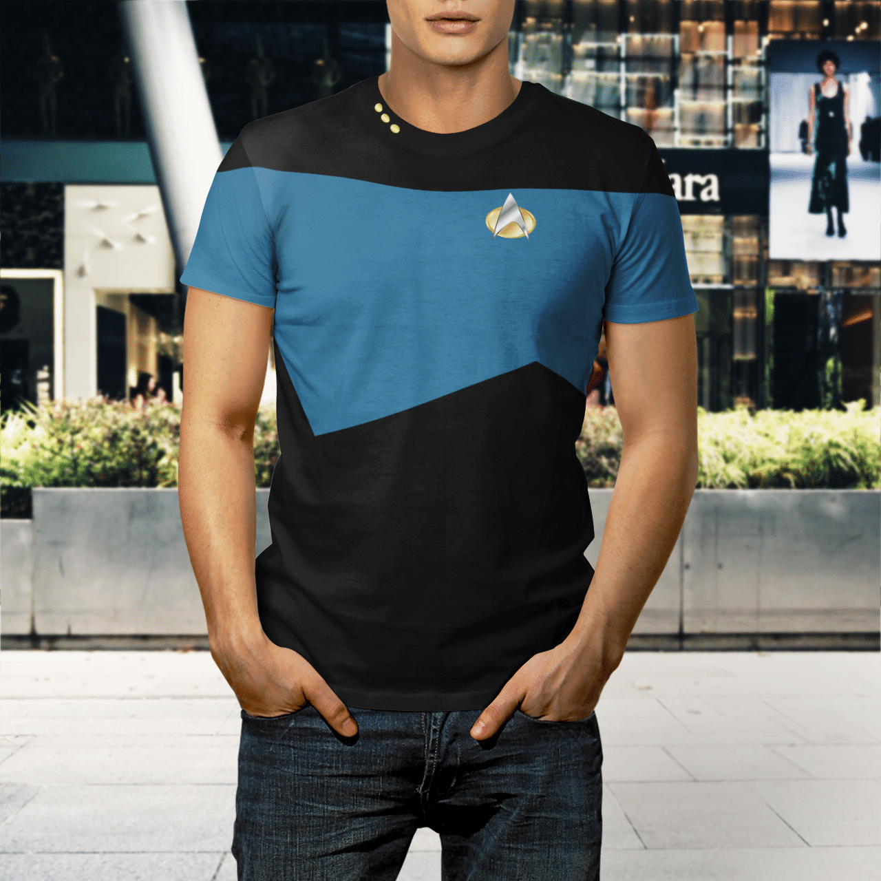 Star Trek science 3d shirt 1