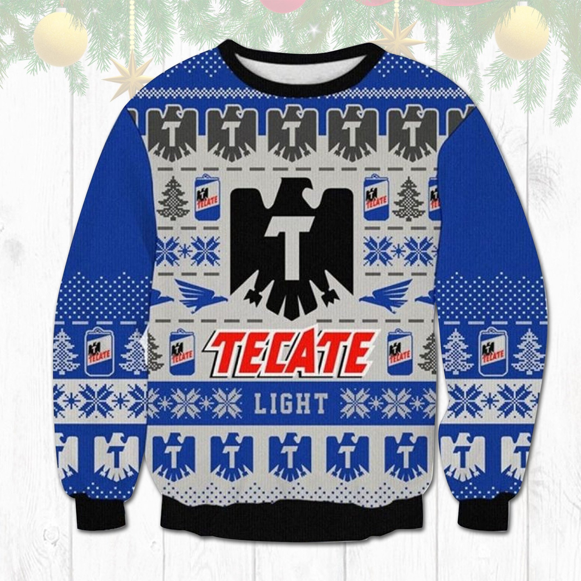 NEW Tecate Light Beer ugly Christmas sweater 1