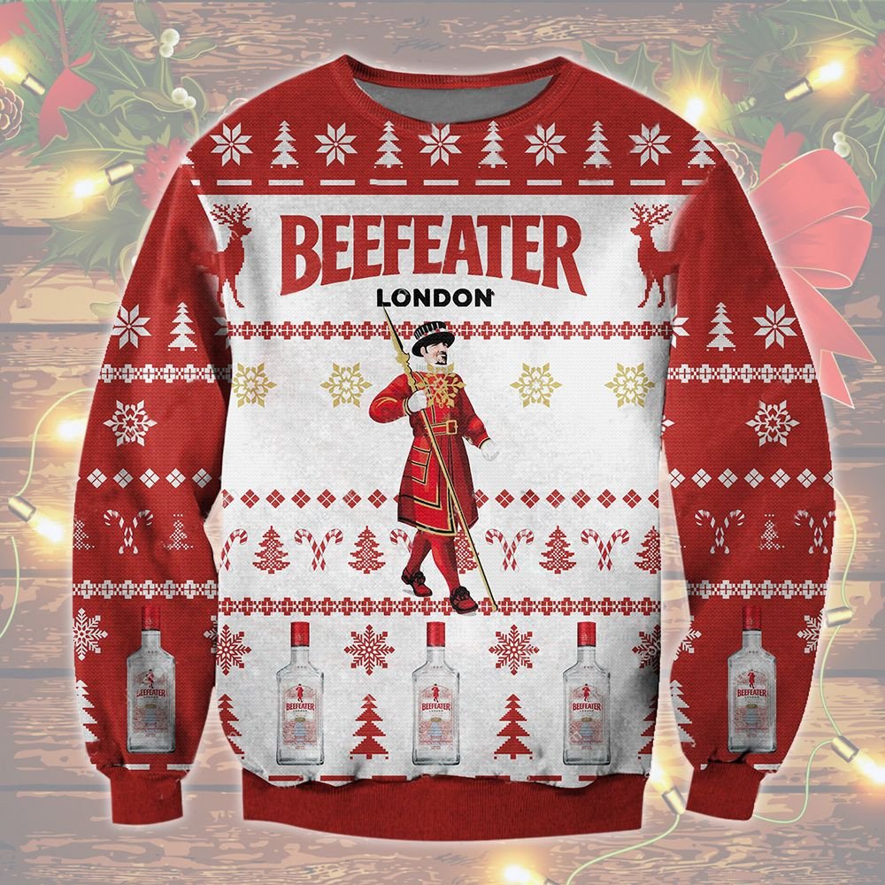 NEW BeeFeater London Ugly Christmas sweater 1