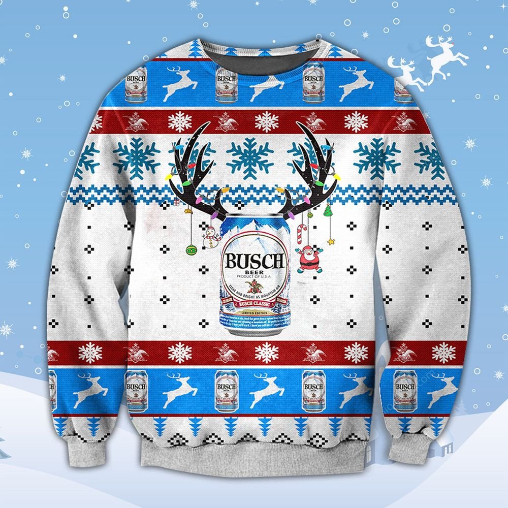 HOT Busch Beer Christmas sweater 1