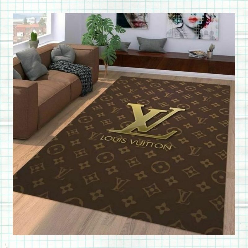 Louis Vuitton brown rug 11