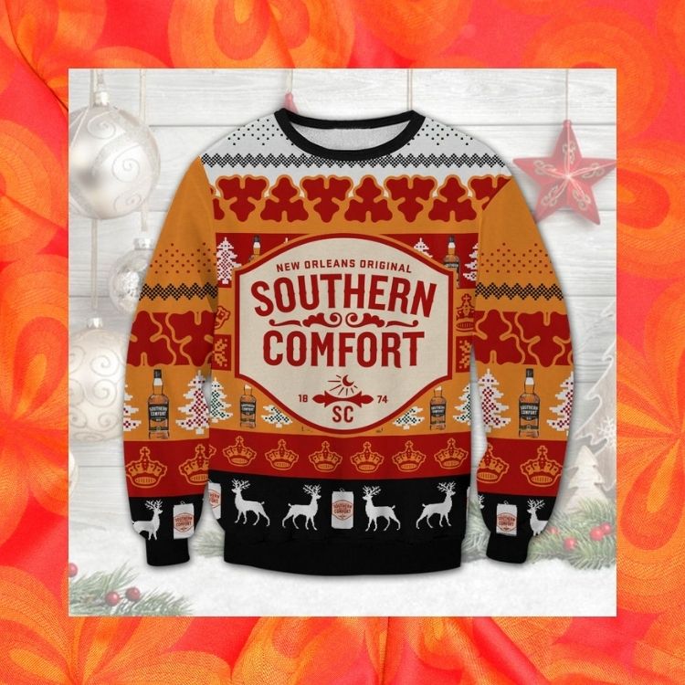 LIMITED New Orleans Original Southern Comfort ugly Christmas sweater 2