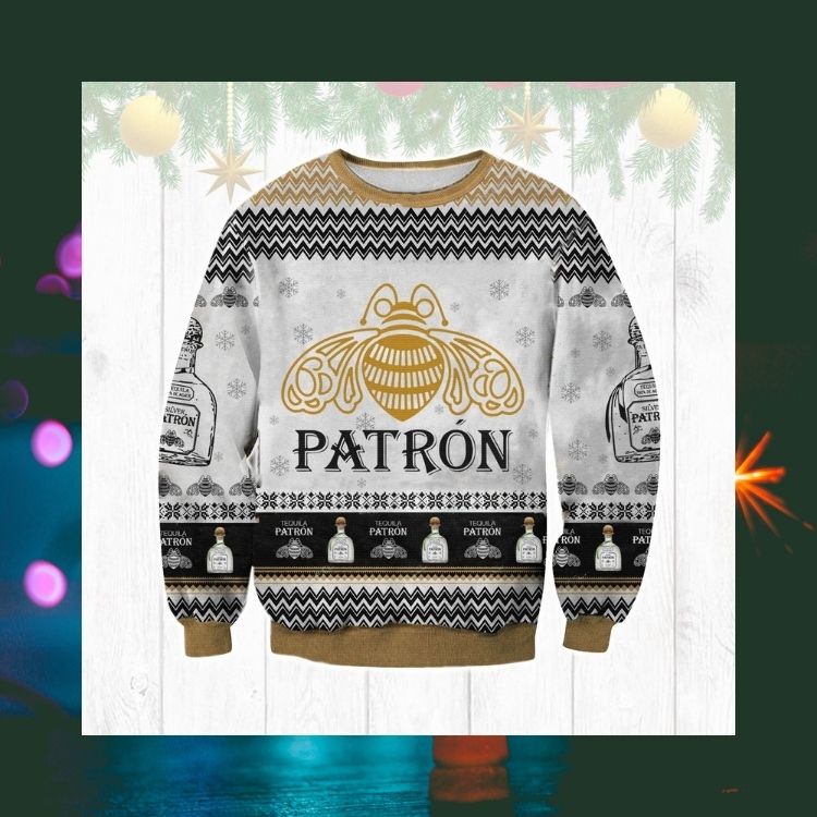 HOT Patron Tequila ugly Christmas sweater 2