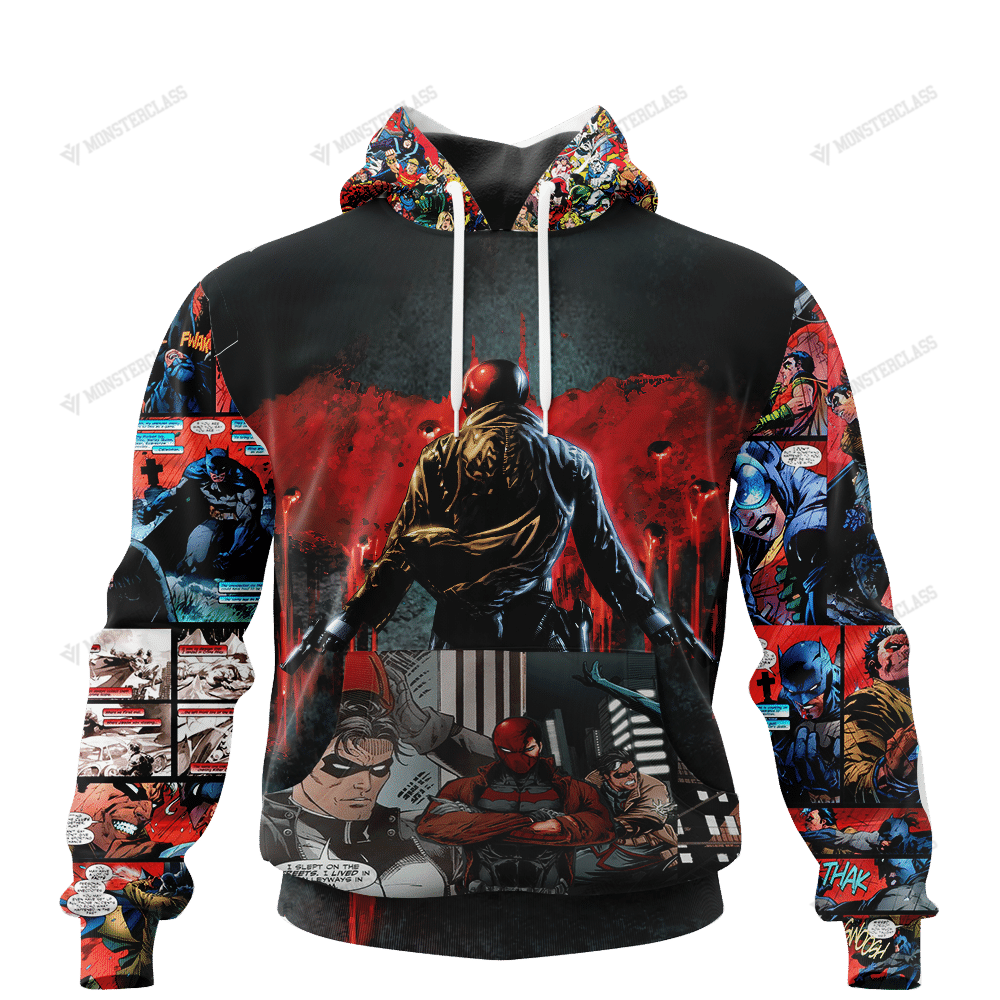 Red Hood V2 DC Comics 3d All Over Printed Hoodie